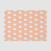 Papier Mousseline Papier tissu lapin blanc (Recto)