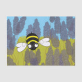 Papier Mousseline Papier Tissu Lavender Bliss (Recto)