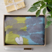 Papier Mousseline Papier Tissu Lavender Bliss (Cadeau)