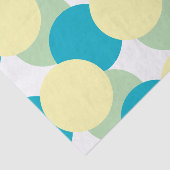Papier Mousseline Papier Tissu - Les cercles pastel se chevauchent (Détail)