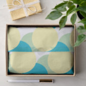 Papier Mousseline Papier Tissu - Les cercles pastel se chevauchent (Cadeau)