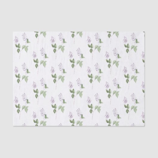Papier Mousseline Papier Tissu Lilac (Recto)