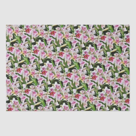 Papier Mousseline Papier Tissu Lily (Recto)