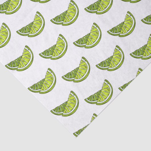 Papier Mousseline Papier Tissu Lime (Détail)
