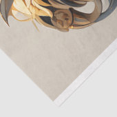 Papier Mousseline Papier Tissu Lion Portrait (Détail)