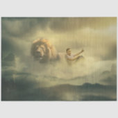 Papier Mousseline Papier Tissu LionHeart Decoupage (Recto)