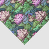 Papier Mousseline Papier Tissu Lotus en verre tendu (Détail)