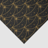 Papier Mousseline Papier Tissu Lunes et Étoiles (Détail)