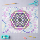 Papier Mousseline Papier Tissu Mandala C Spring (Artisanat)