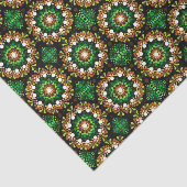 Papier Mousseline Papier Tissu Mandala Nature (Détail)