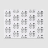 Papier Mousseline Papier Tissu Mariage Moto Biker (Recto)