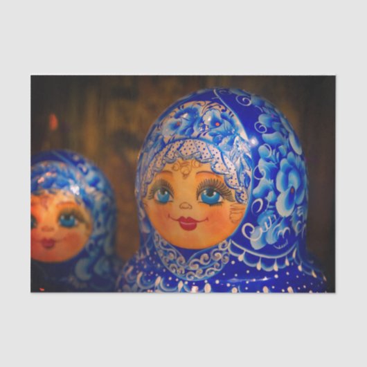 Papier Mousseline Papier Tissu Matryoshka Doll (Recto)