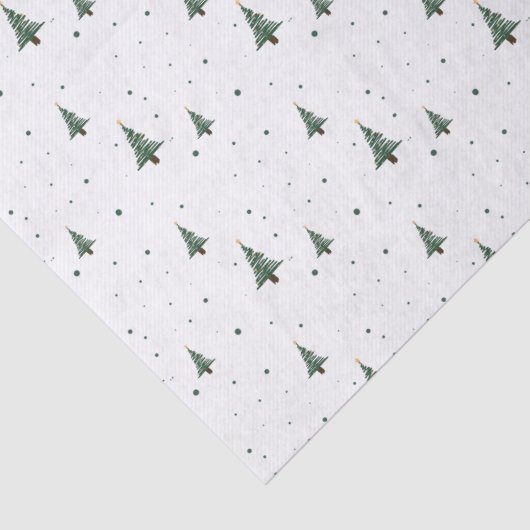 Papier Mousseline Papier Tissu Mini-Noël Arbre (Détail)