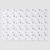 Papier Mousseline Papier Tissu Mini-Noël Arbre (Recto)