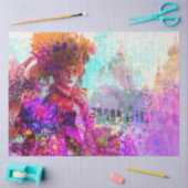 Papier Mousseline Papier Tissu Mirage vénitien (Artisanat)