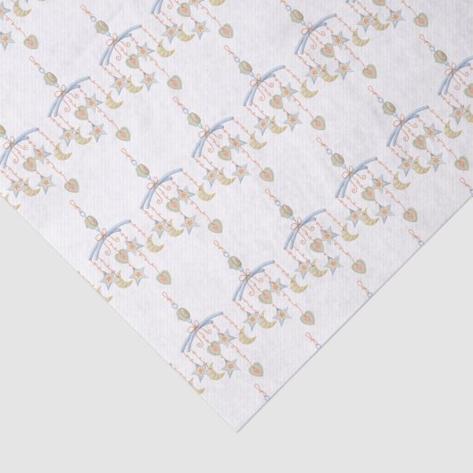 Papier Mousseline Papier Tissu Mobile Baby Crib (Détail)