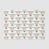 Papier Mousseline Papier Tissu Monkey Jungle (Recto)