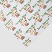 Papier Mousseline Papier Tissu Monkey Jungle (Détail)