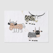 Papier Mousseline Papier Tissu Moo (Recto)