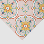 Papier Mousseline Papier Tissu Motif Carrelage marocain (Détail)