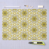 Papier Mousseline Papier Tissu motif de luxe arabesque (Artisanat)