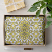 Papier Mousseline Papier Tissu motif de luxe arabesque (Cadeau)