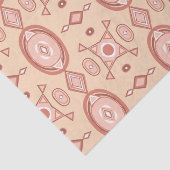 Papier Mousseline Papier Tissu Motif Géométrique Terme Chaud (Détail)