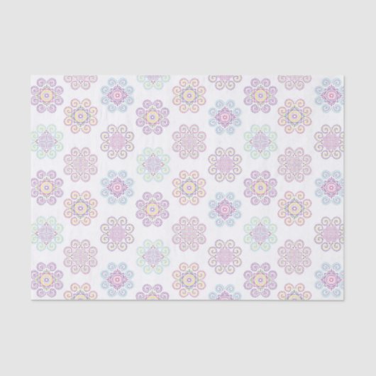 Papier Mousseline Papier Tissu Motif Inspiré Hmong (Recto)