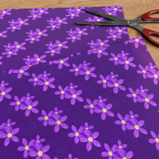 Papier Mousseline Papier Tissu Motif mou mou mauve