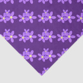 Papier Mousseline Papier Tissu Motif mou mou mauve (Détail)