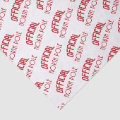 Papier Mousseline Papier Tissu Motif officiel du pôle Nord (Détail)