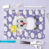 Papier Mousseline Papier Tissu Mouton Soleil Nuages (Artisanat)
