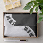 Papier Mousseline Papier Tissu Musical Piano (Cadeau)