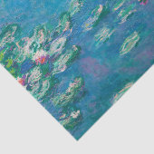 PAPIER MOUSSELINE PAPIER TISSU : NÉNUPHARS : MONET (Détail)