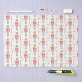 Papier Mousseline Papier Tissu Nutcracker de Noël (Artisanat)
