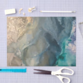 Papier Mousseline Papier Tissu Ocean Vibes | Papier papier papier ca (Artisanat)