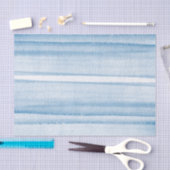 Papier Mousseline Papier Tissu Ombre couleur bleu marine (Artisanat)