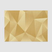 Papier Mousseline Papier Tissu Or Géométrique moderne pour emballage (Recto)