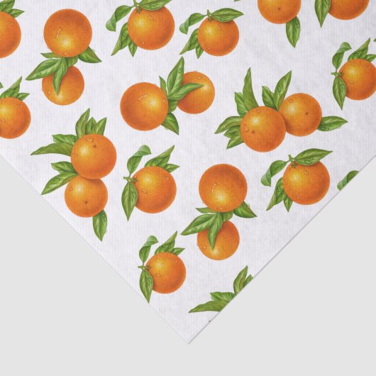 Papier Mousseline Papier Tissu Orange (Détail)