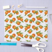 Papier Mousseline Papier Tissu Orange (Artisanat)