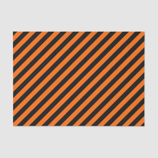 Papier Mousseline Papier Tissu Orange/Noir Diagonal (Recto)