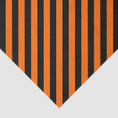 Papier Mousseline Papier Tissu Orange/Noir Diagonal (Détail)