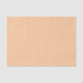 Papier Mousseline Papier Tissu Orange Pinstripes (Recto)