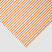 Papier Mousseline Papier Tissu Orange Pinstripes (Détail)