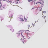 Papier Mousseline Papier Tissu Orchidée violette (Détail)