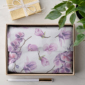 Papier Mousseline Papier Tissu Orchidée violette (Cadeau)