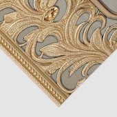Papier Mousseline Papier Tissu Orné Or Moderne (Détail)
