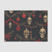 Papier Mousseline Papier Tissu Ornement Crânien (Recto)