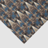 Papier Mousseline Papier Tissu OVNI Art Déco (Détail)