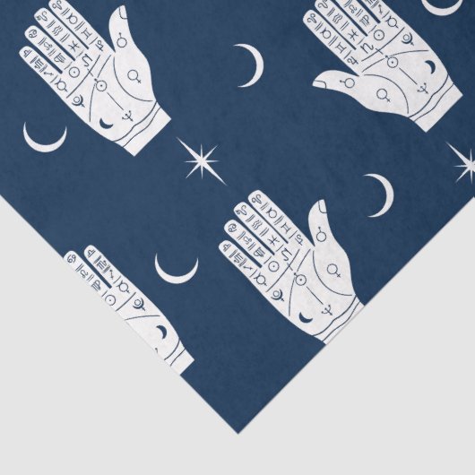 Papier Mousseline Papier Tissu Palmistique À Mains (Détail)